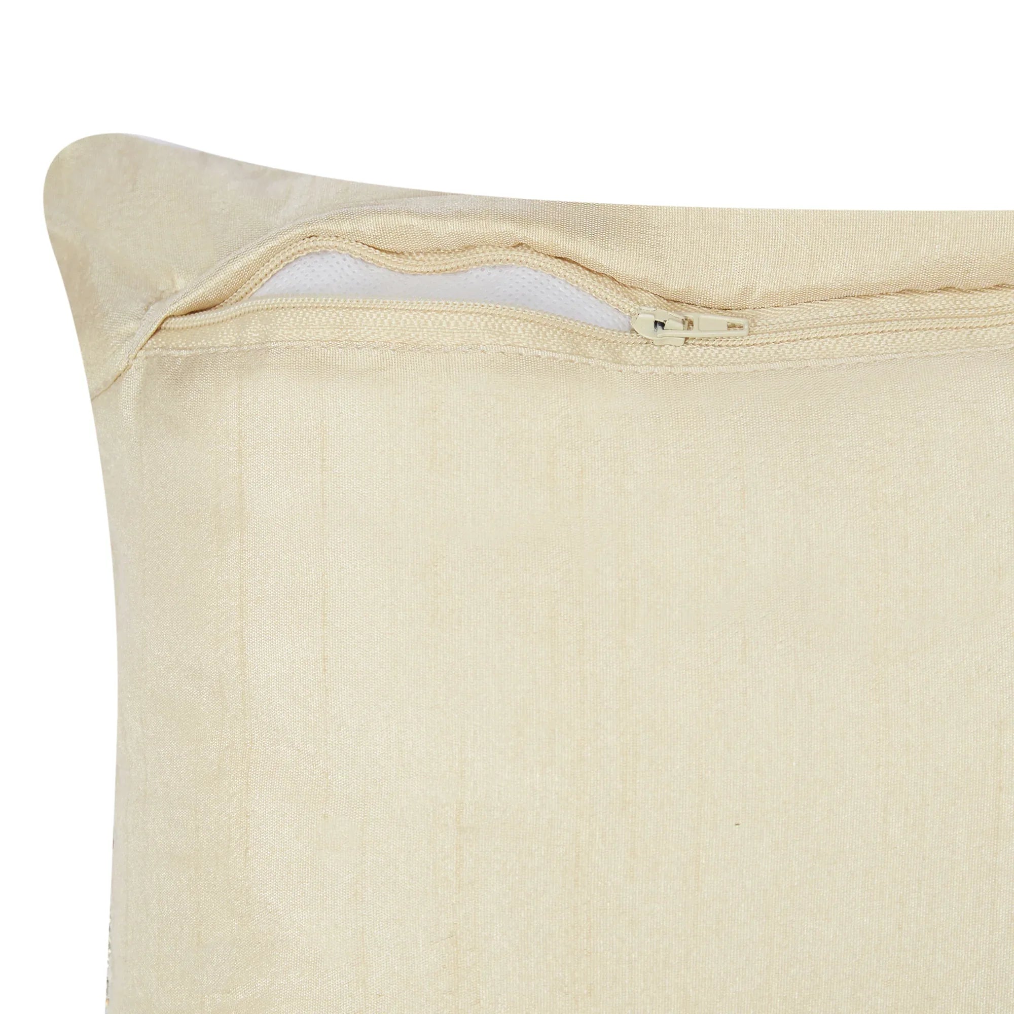 Modern Chic Polyester Cushion Cover 30x30 cm in Beige Colour - HomeTown