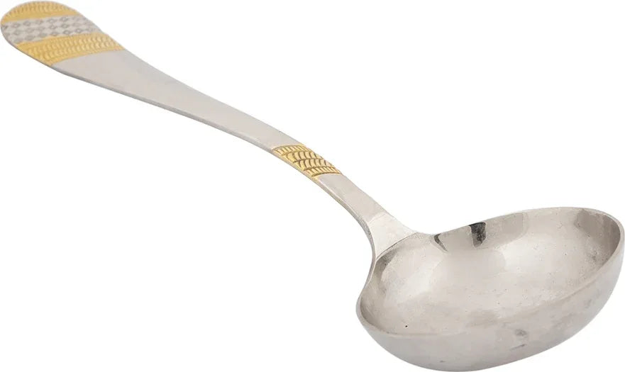 FNS Imperio Gravy Steel Ladle Large in Silver Colour - HomeTown
