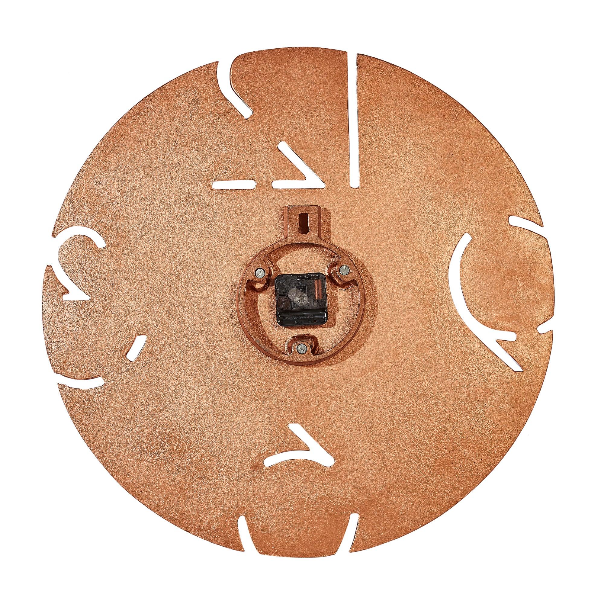 Magna Metal Clocks 56 Cm in Copper Colour - HomeTown