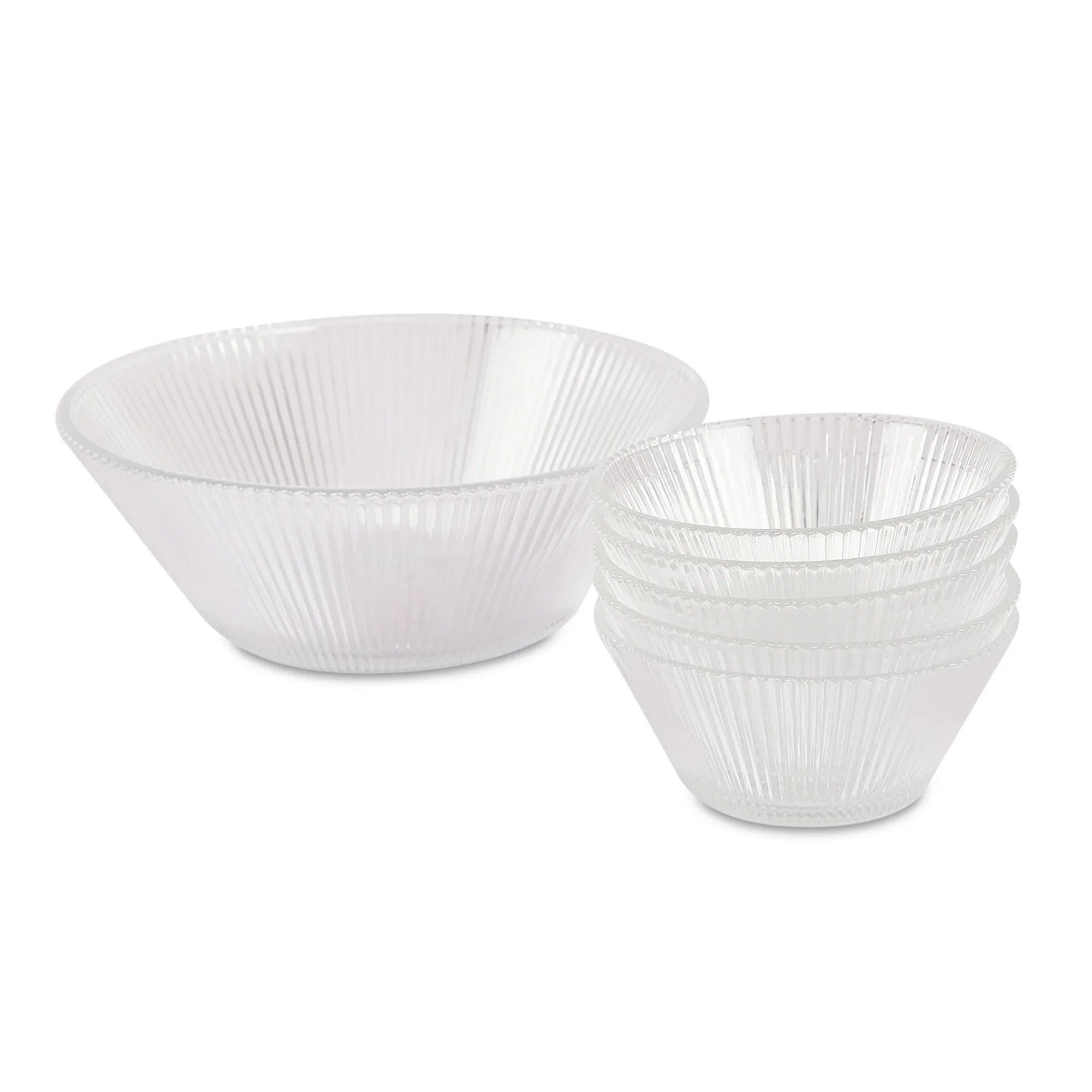 Sapphire Pudding Bowl Set of 7 in Transparent Colour - HomeTown