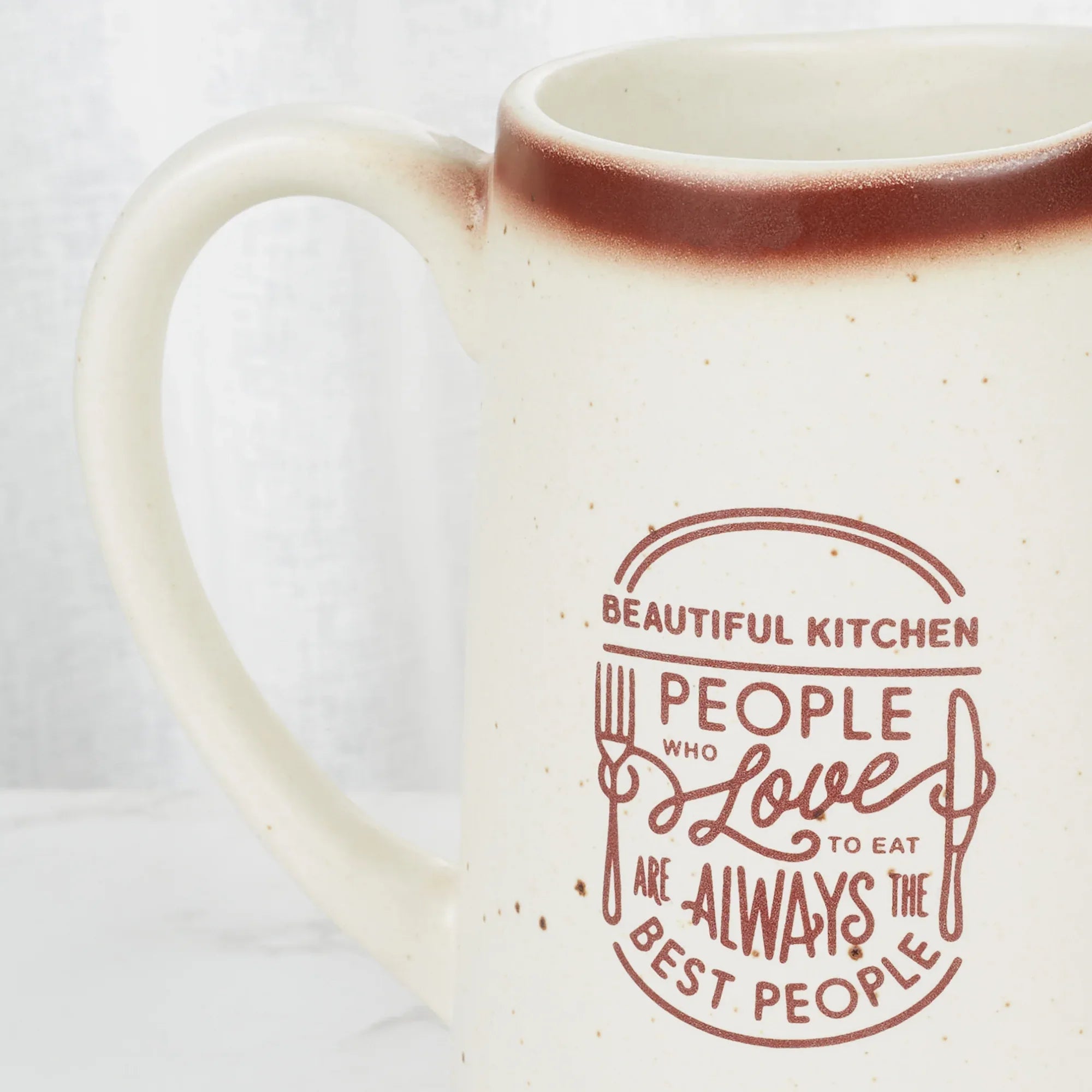 Beautiful Kitchen Studio Pottery Stoneware Water Jug in Beige Colour - HomeTown