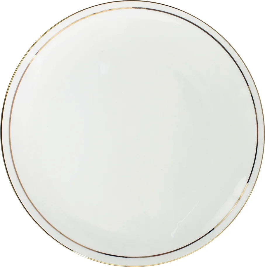 Avril Bone China Dinner Plate 25 Cm in White Colour - HomeTown