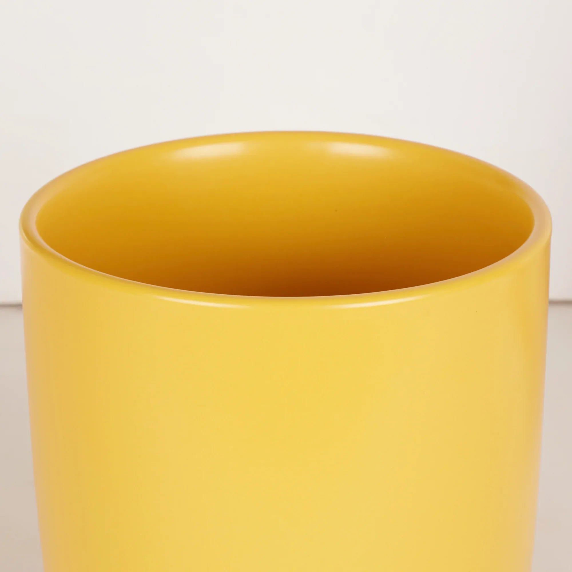 Alura Milan Ceramic Planter 13Cm in Mustard Colour - HomeTown