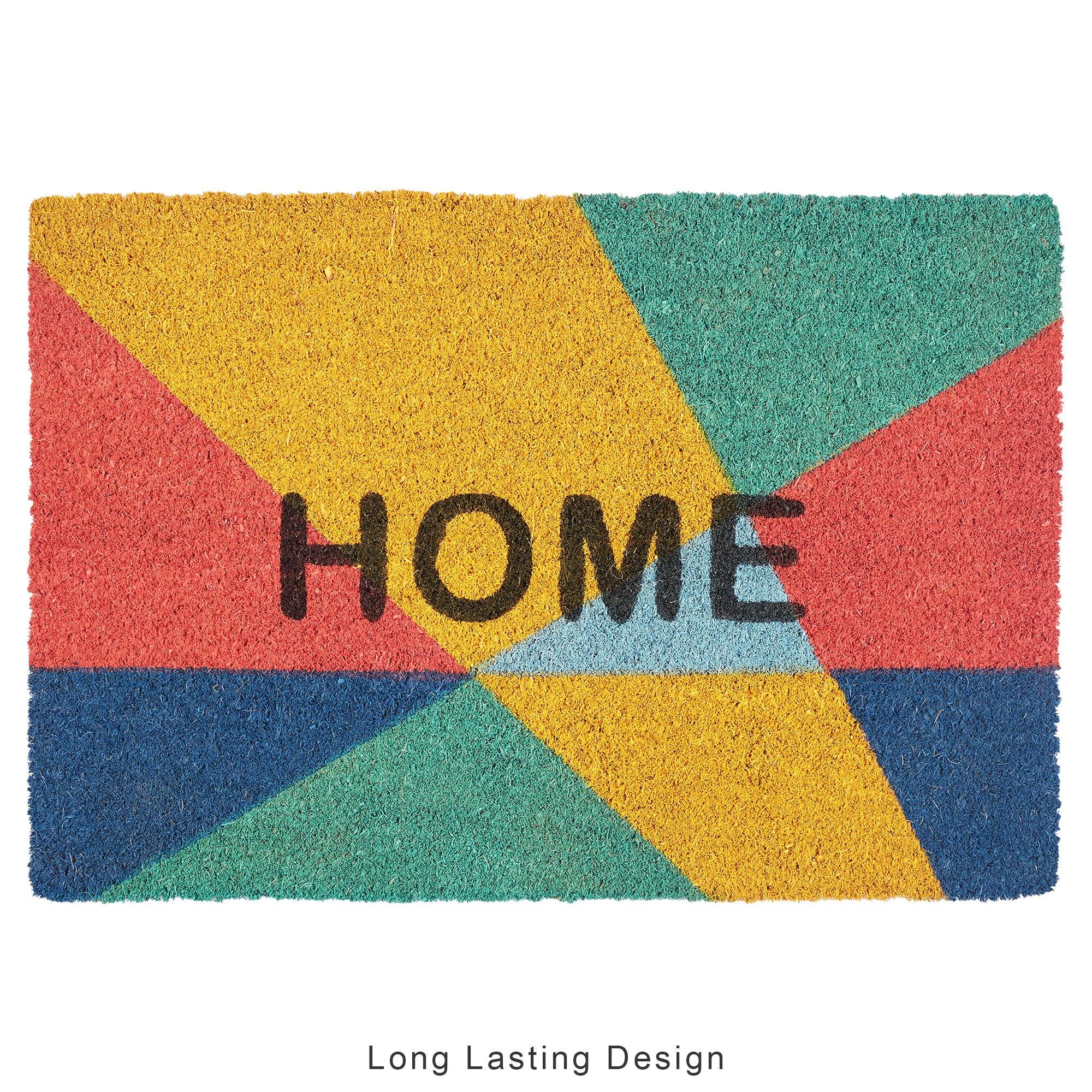 Natura Home Printed Coir Doormat 40x60 CM in Multi Colour - HomeTown