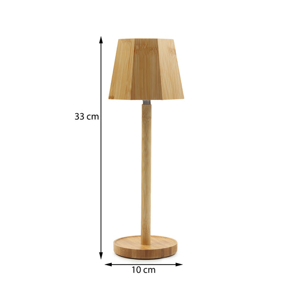 De Massion Ellis Wood Lamp dimensions