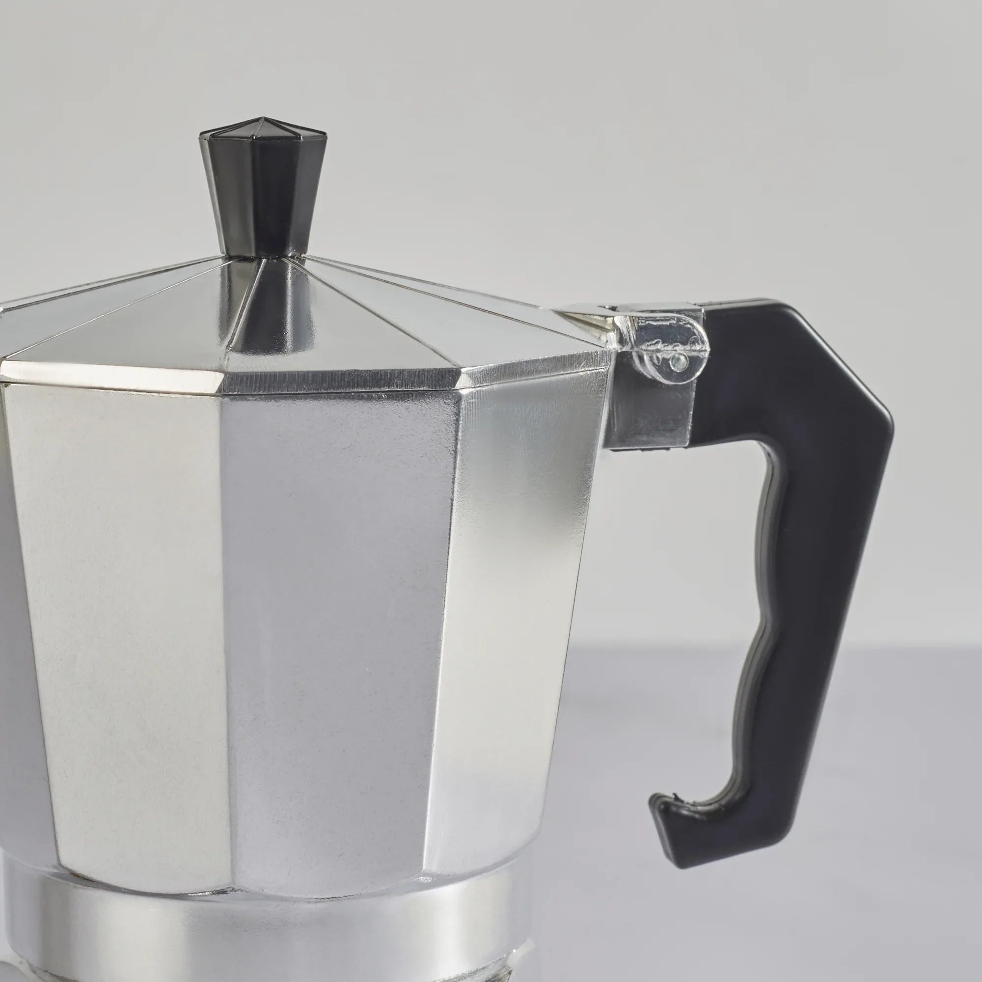 Brew Aluminium Moka Pot Coffee Maker 300 Ml in Silver Colour - HomeTown