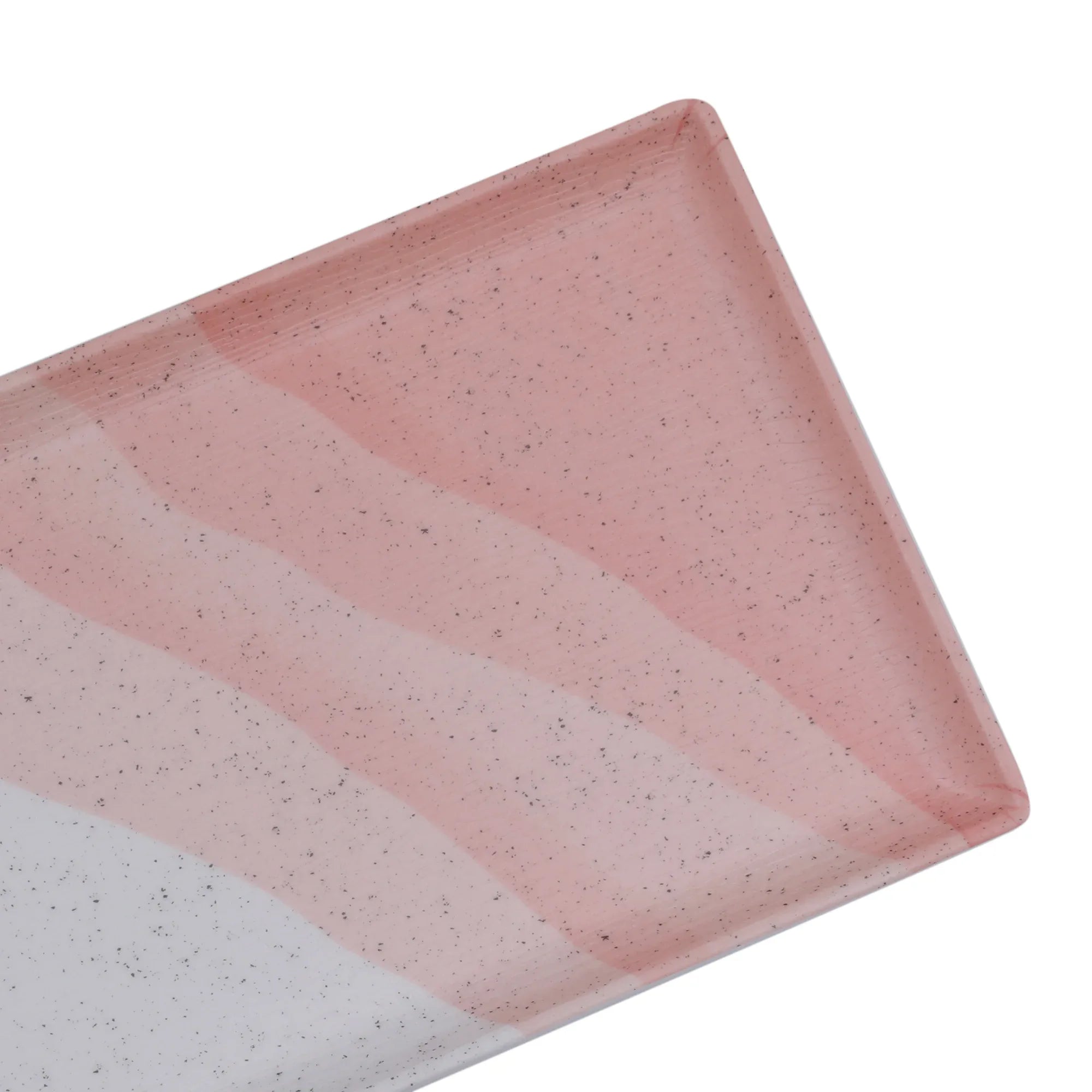 Emilia Melamine Speckles Platter Large in Pink Colour - HomeTown