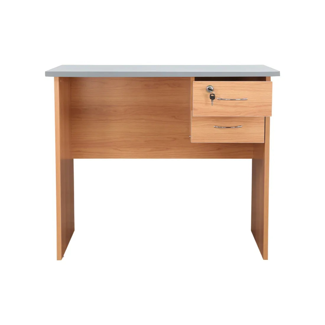 Simply Study Table in Honey + White Colour - HomeTown