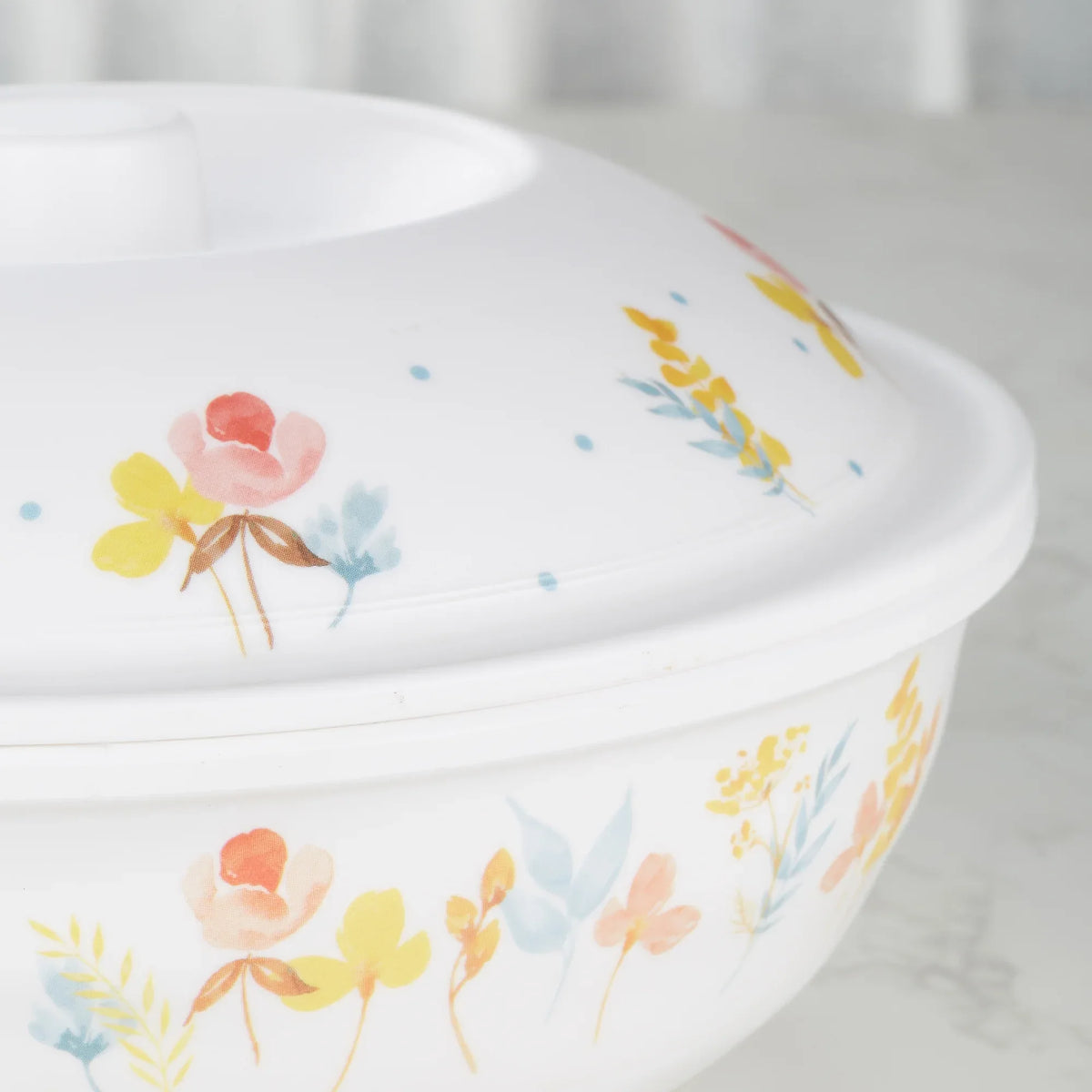 Gypsy Melamine Serving Bowl with Lid in Multi Colour - HomeTown