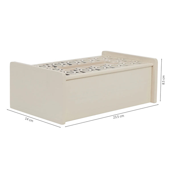 Laser Engineered Wood Tissue Holder in Multi Colour dimensions