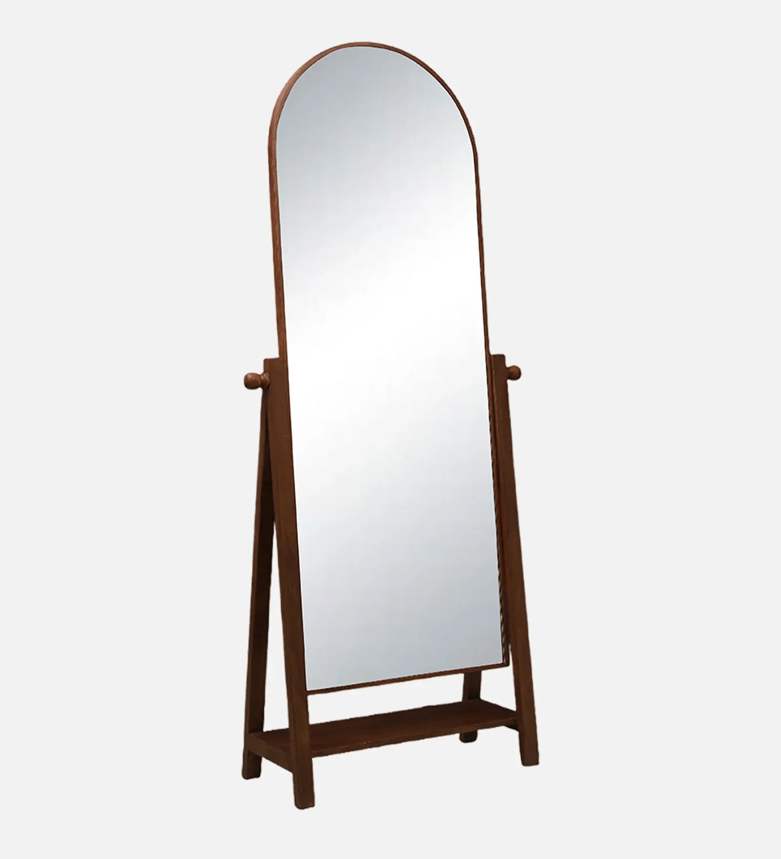 Freya Standing Mirror in Walnut Colour - HomeTown