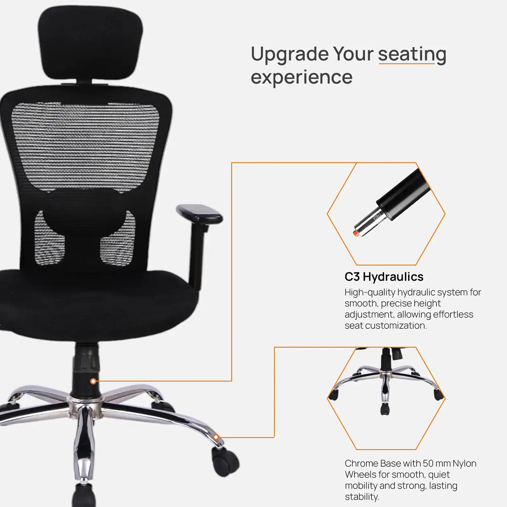 Halorest Office Chair Hr Black
