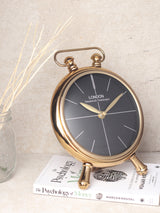 De Massion Essence Desk Timepiece in Gold