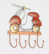 Vedas Victor Scooter Decorative Metal Wall Hooks - Quirky Home Décor
