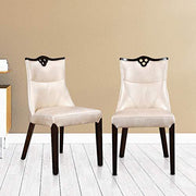Alston Solidwood Dining Chair Set of 2 in Ivory Colour - HomeTown