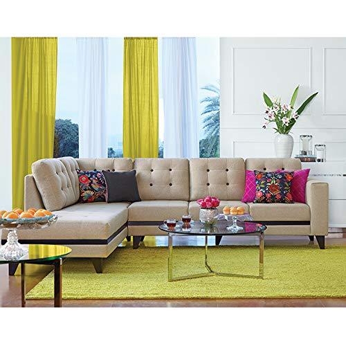 Garcia Fabric 5 Seater Sofa with Right Hand Side Lounger - HomeTown