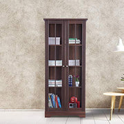 Holly Engineered Wood Book Shelf in Walnut Colour - HomeTown