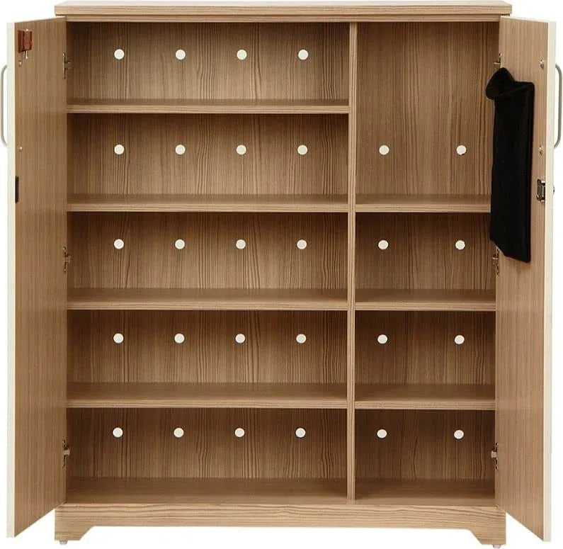 Ambra Engineered Wood Shoe Rack in Oak Colour - HomeTown