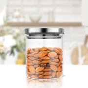 Borosil Classic Glass Jar 600Ml - HomeTown
