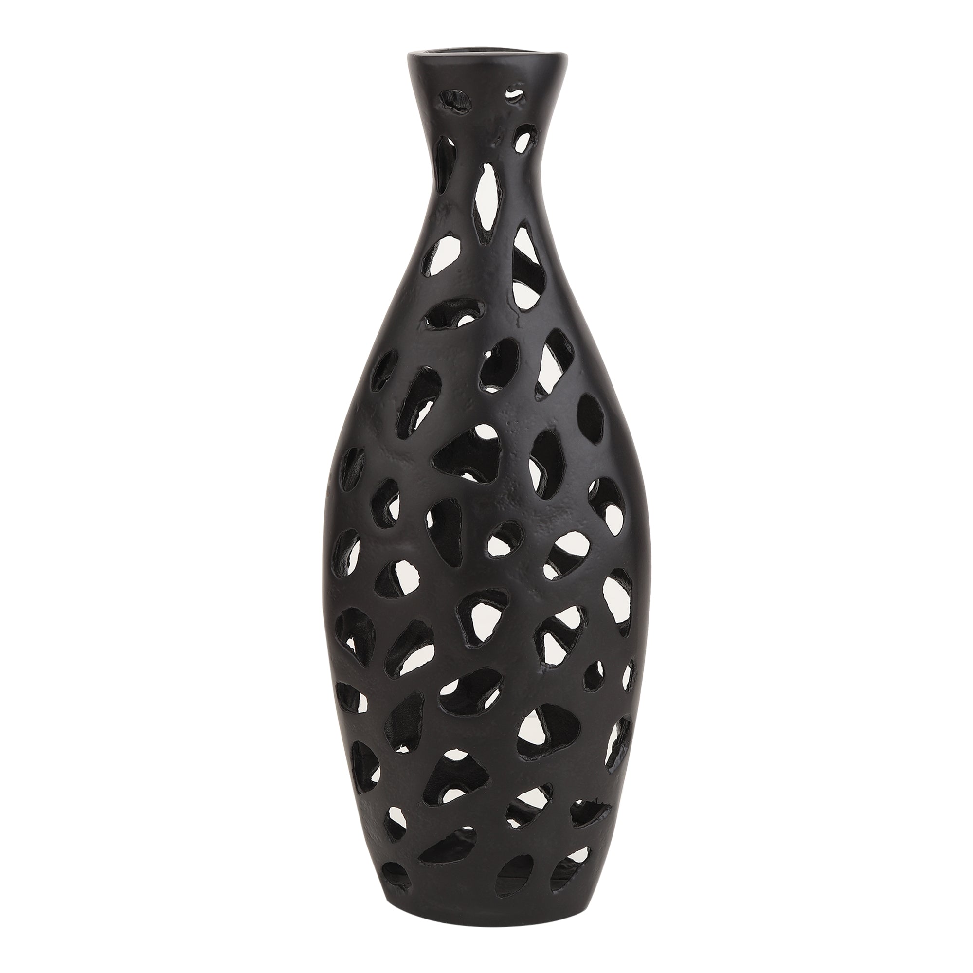 Sophia Floral Vase  Black