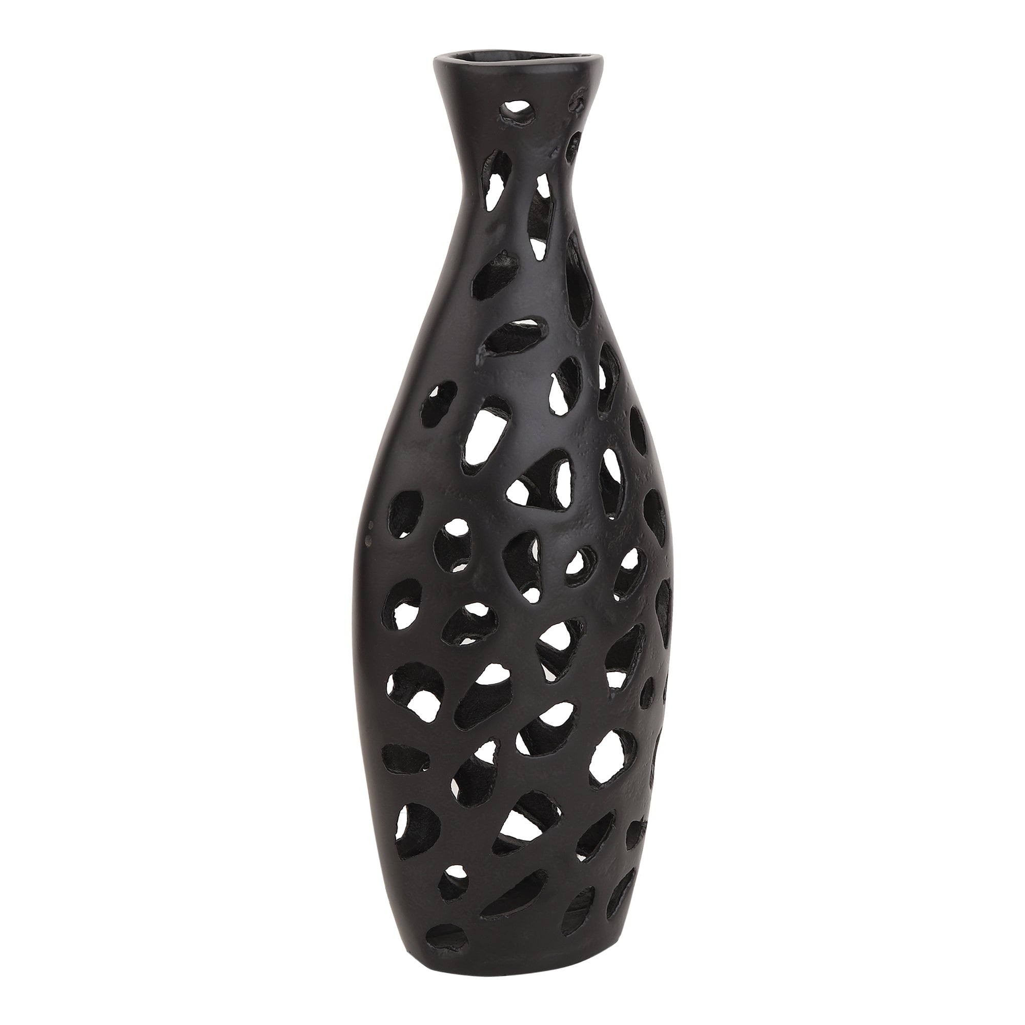 Sophia Floral Vase  Black