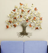 Vedas W Paarvi Butterflies Tree Wall Decor