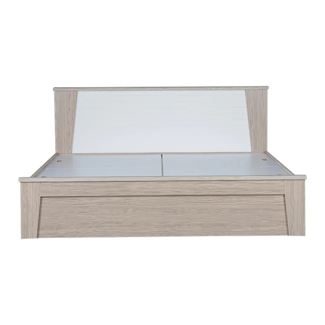 Ambra Queen bed with Box storage in Oak Colour - HomeTown