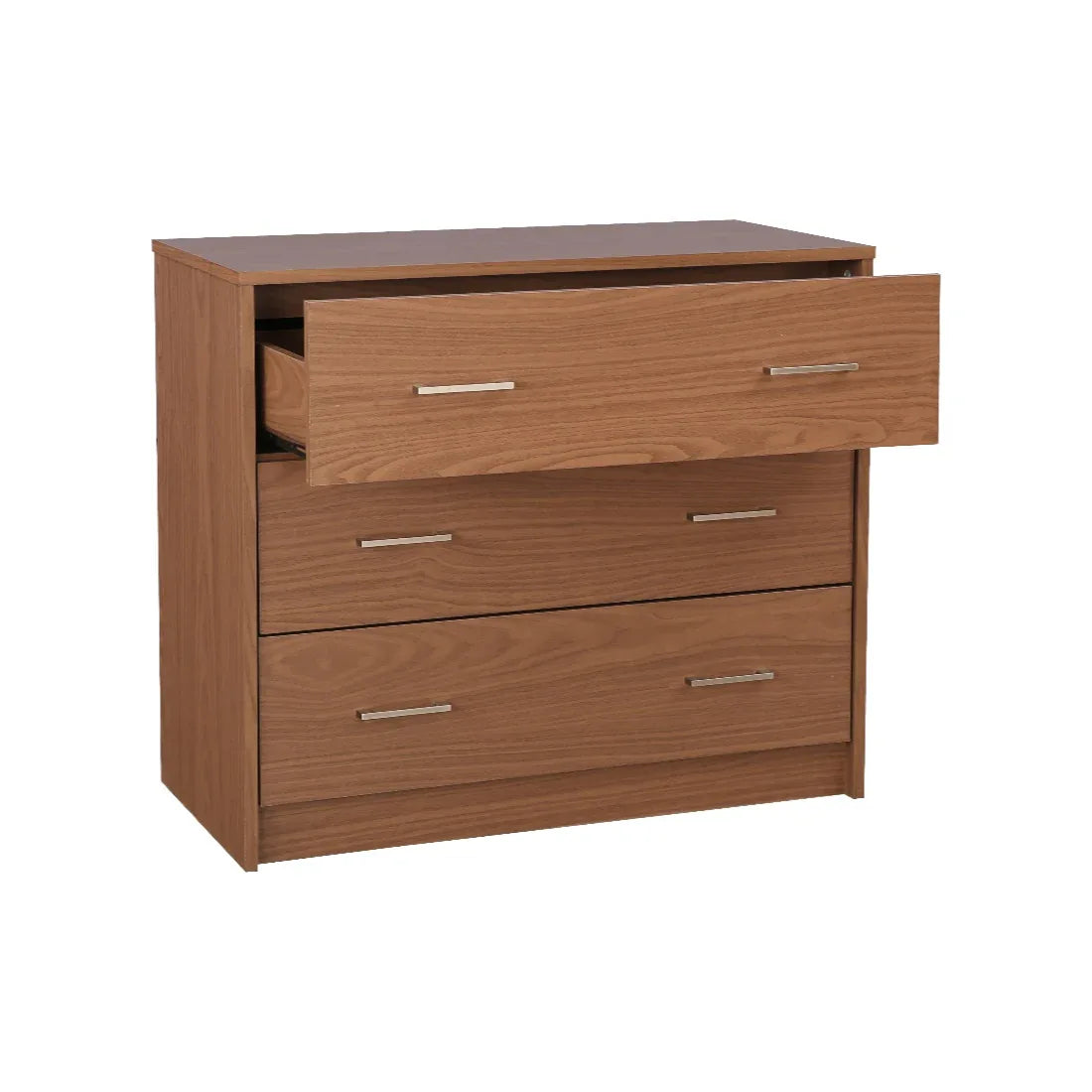 Atlas Engineered Wood Chest of Drawers in Walnut Colour - HomeTown