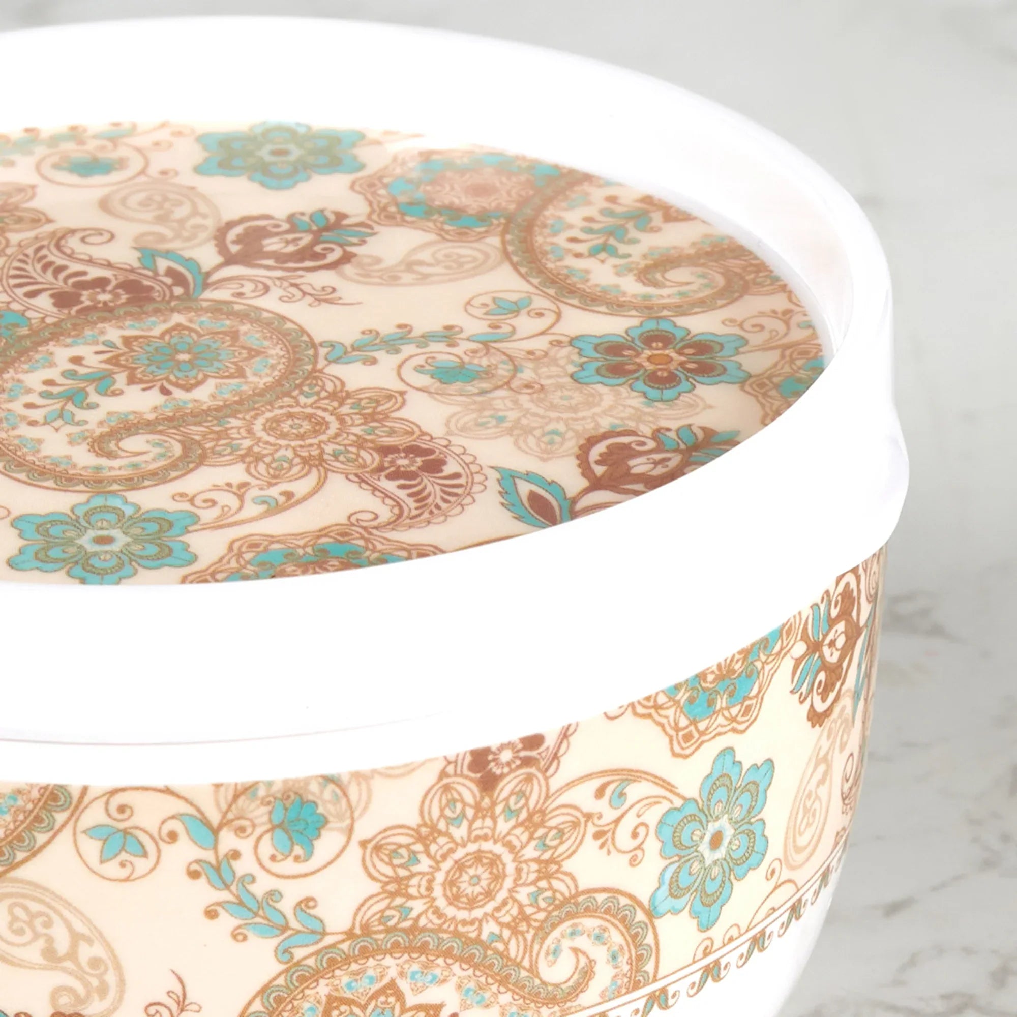 Badami Melamine AirTight Jar Set Of 2 in Multi Colour - HomeTown