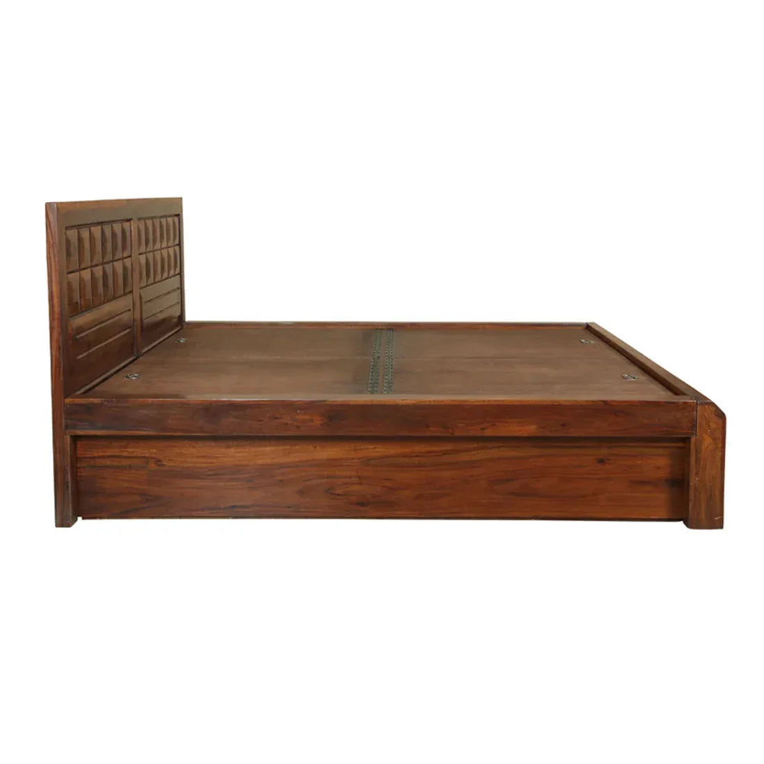Woodrow Sheesham Wood (Rosewood) bed with storage in Honey Colour - HomeTown