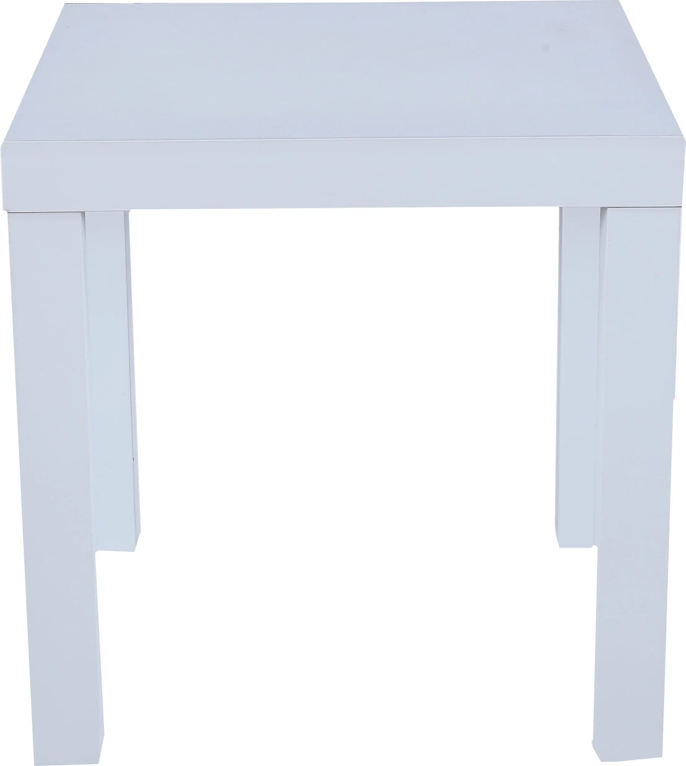 Larix Engineered Wood Side Table in White Colour - HomeTown