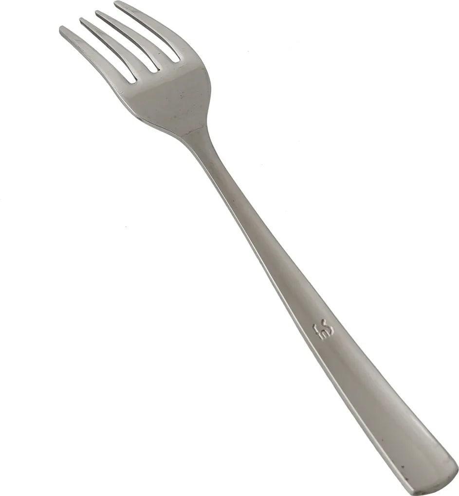 FNS Stainless steel Solo Dessert Fork Set of 6 in Silver Colour - HomeTown