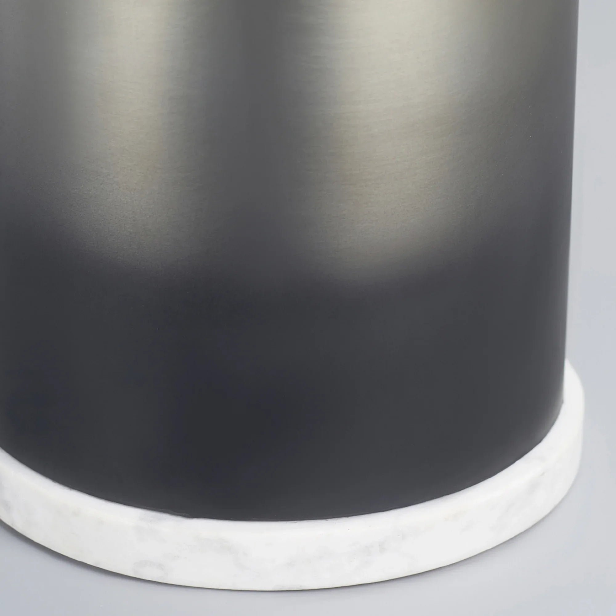 Zeus Iron and Glass Ombre Floor Hurricane 20x76 Cm in Antique Gold & Black Colour - HomeTown