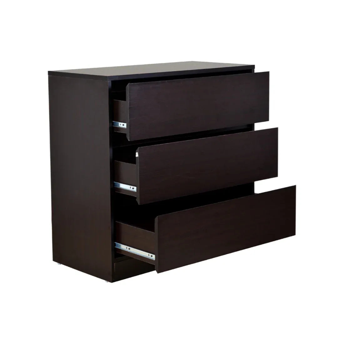 Basic Chest of 3 Drawer in Wenge Colour - HomeTown