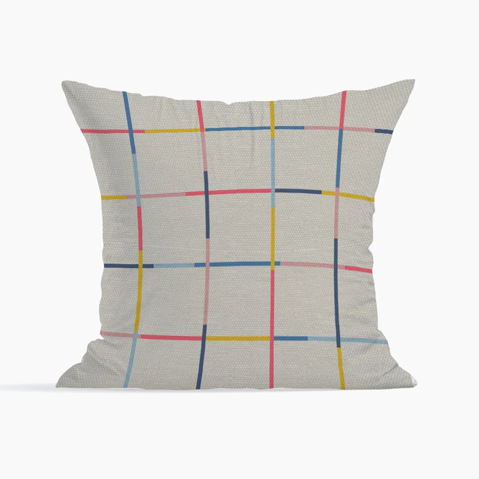 Pop Modern Reversible Brick Digital Cushion Cover 40x40 Cm in Multi Colour - HomeTown