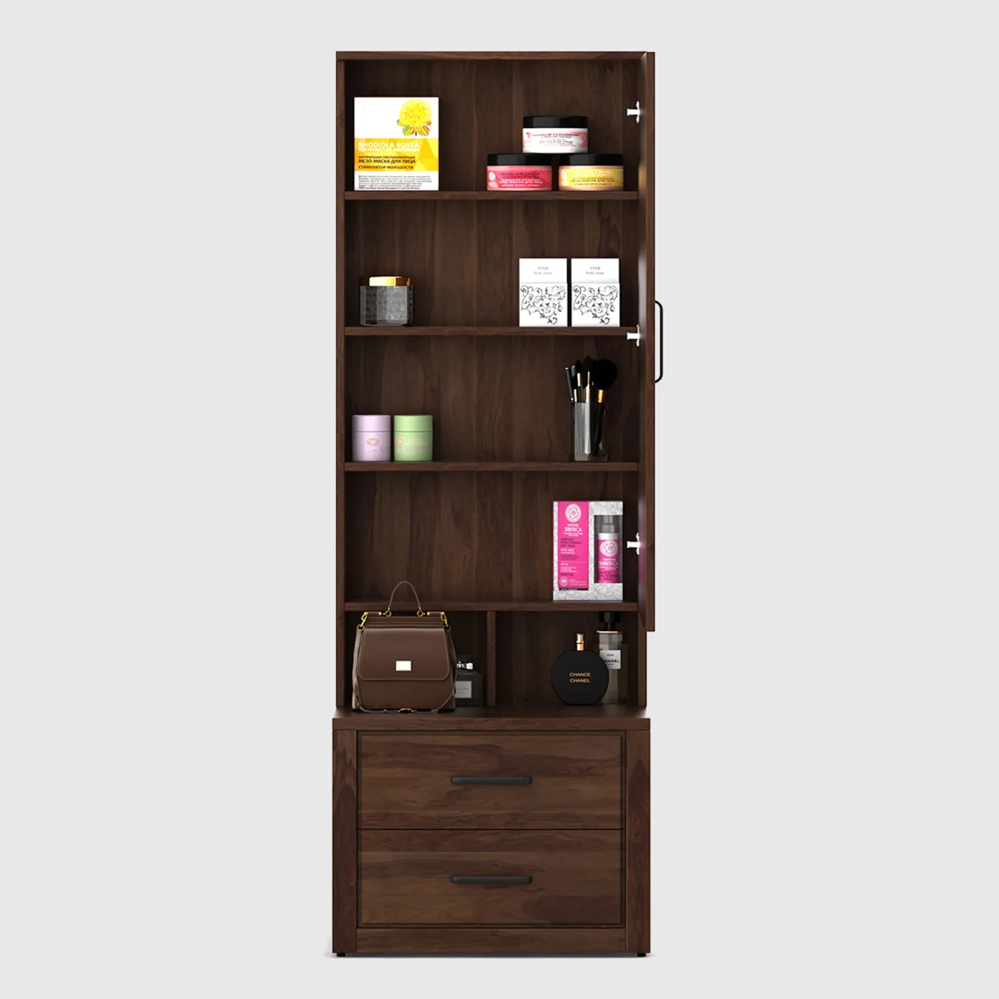 Antwerp Dresser With Mirror in Sheesham Colour - HomeTown