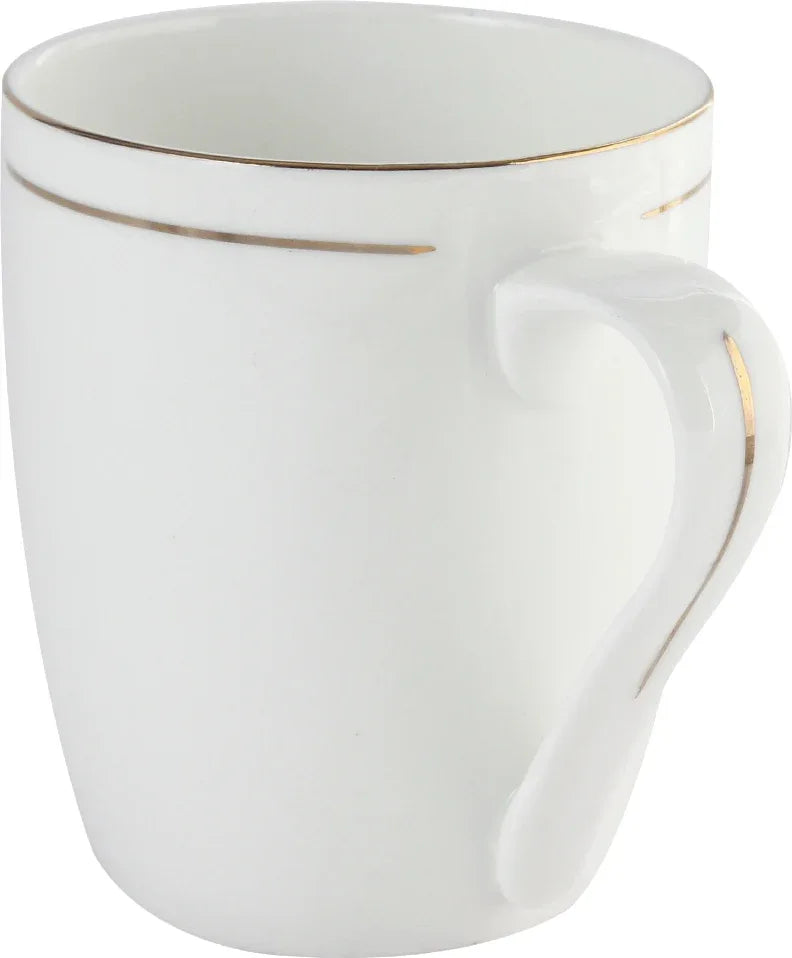 Avril Bone China Coffee Mug 310 Ml in White Colour - HomeTown