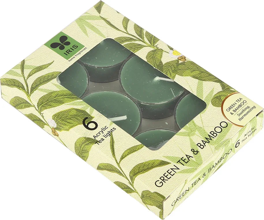 Tealight Candle Tealight in Green Bamboo Colour - HomeTown