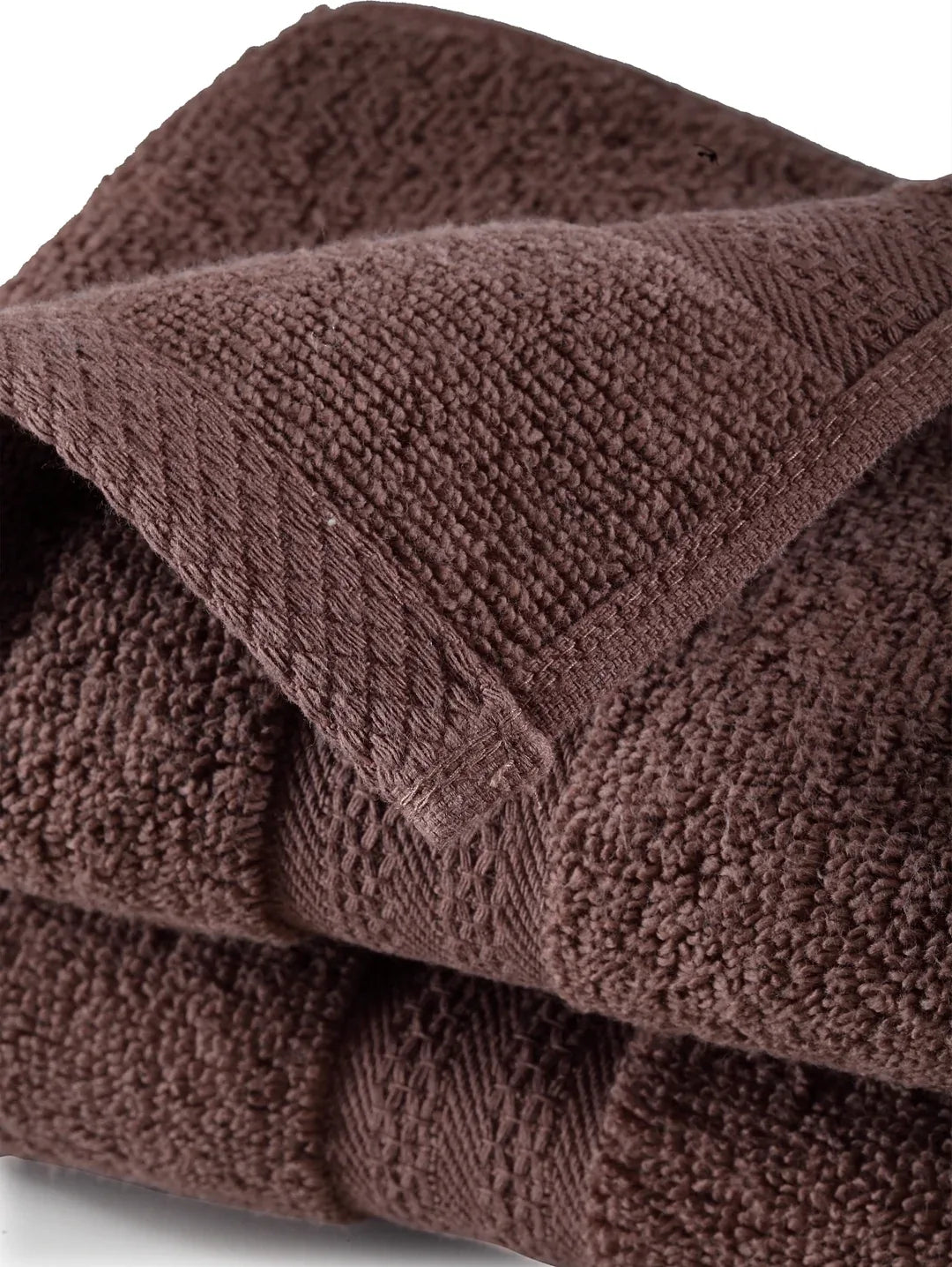 Paradiso Cotton Set Of 2 Hand Towel 40X60 Cm 500 Gsm in Chocolate Colour - HomeTown