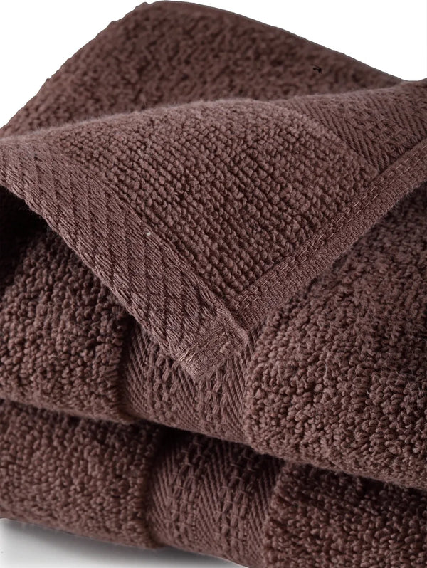 Paradiso Cotton Set Of 2 Hand Towel in Chocolate Colour dimensions