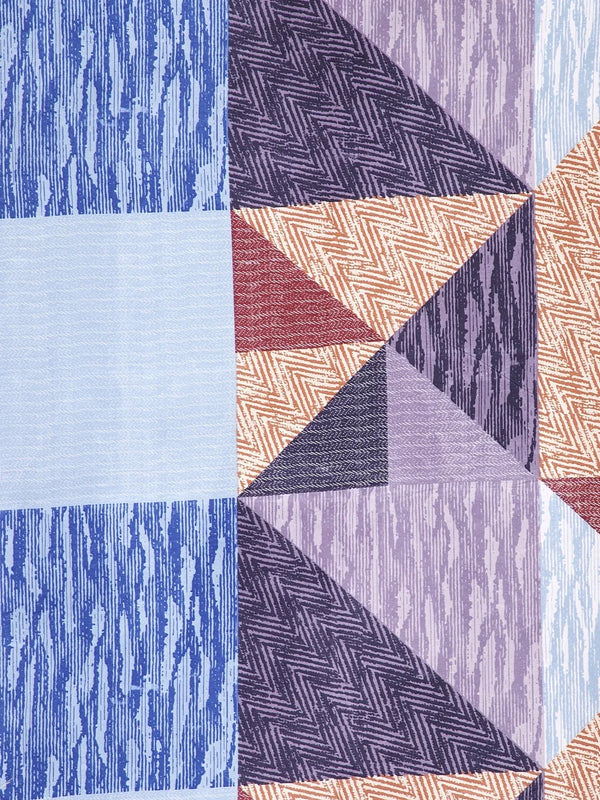 Carnival Double Bedsheet 220 x 230 CM in Blue Multi Colour dimensions