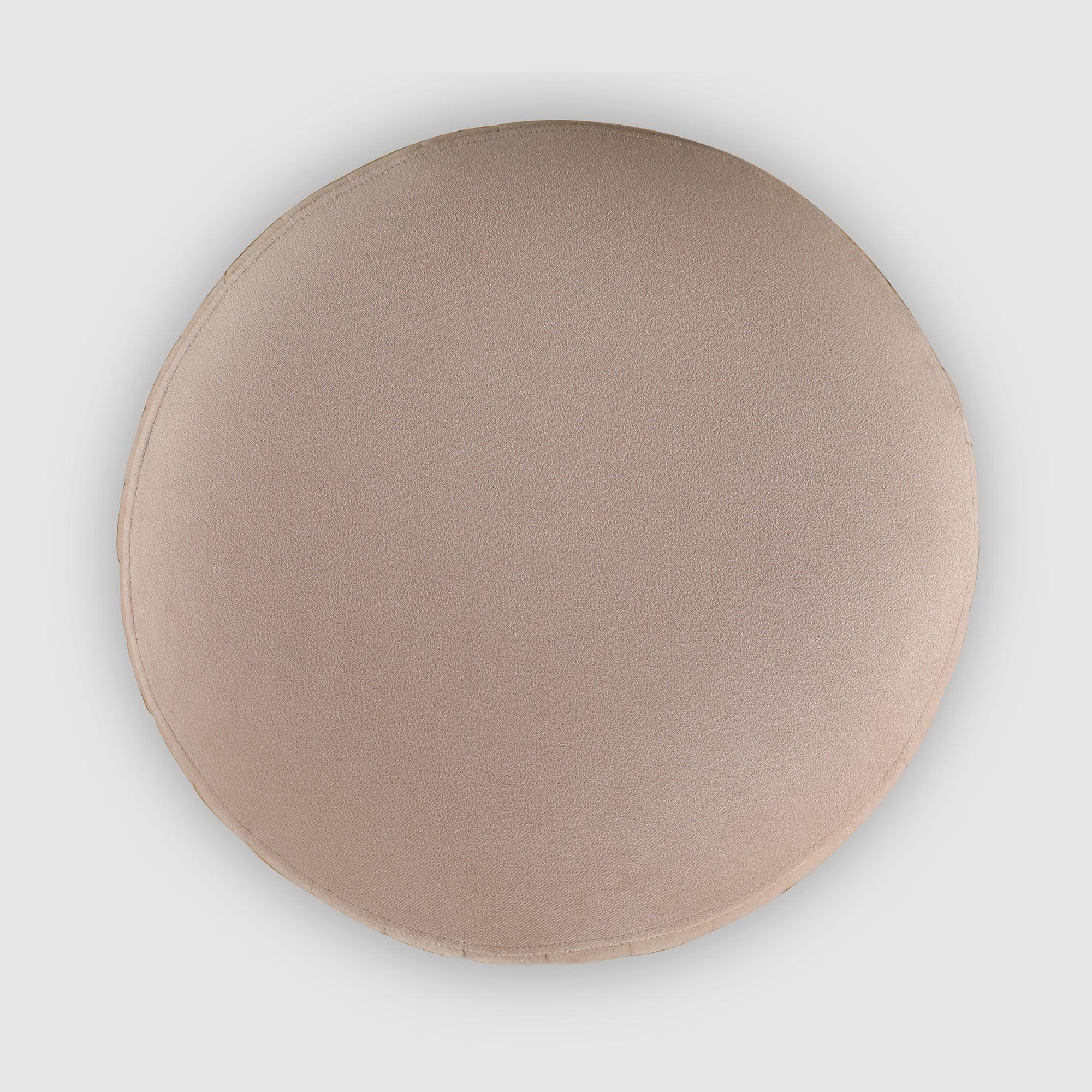 Francesca Fabric Ottomans in Beige Colour - HomeTown