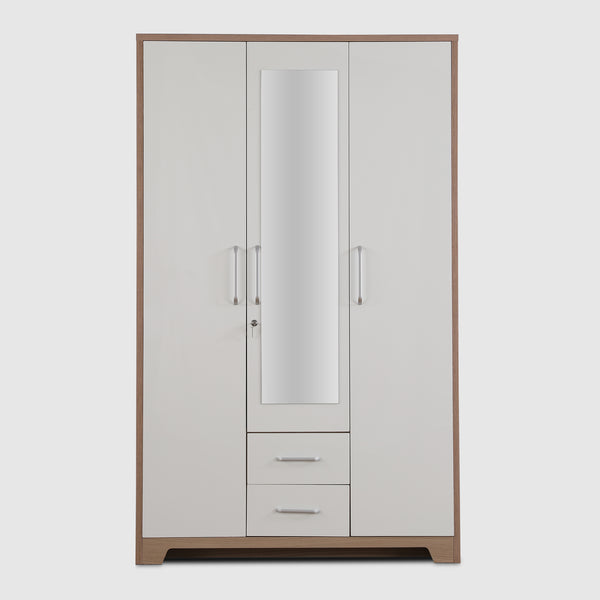 Ambra  Three Door Wardrobe in Oak Colour dimensions