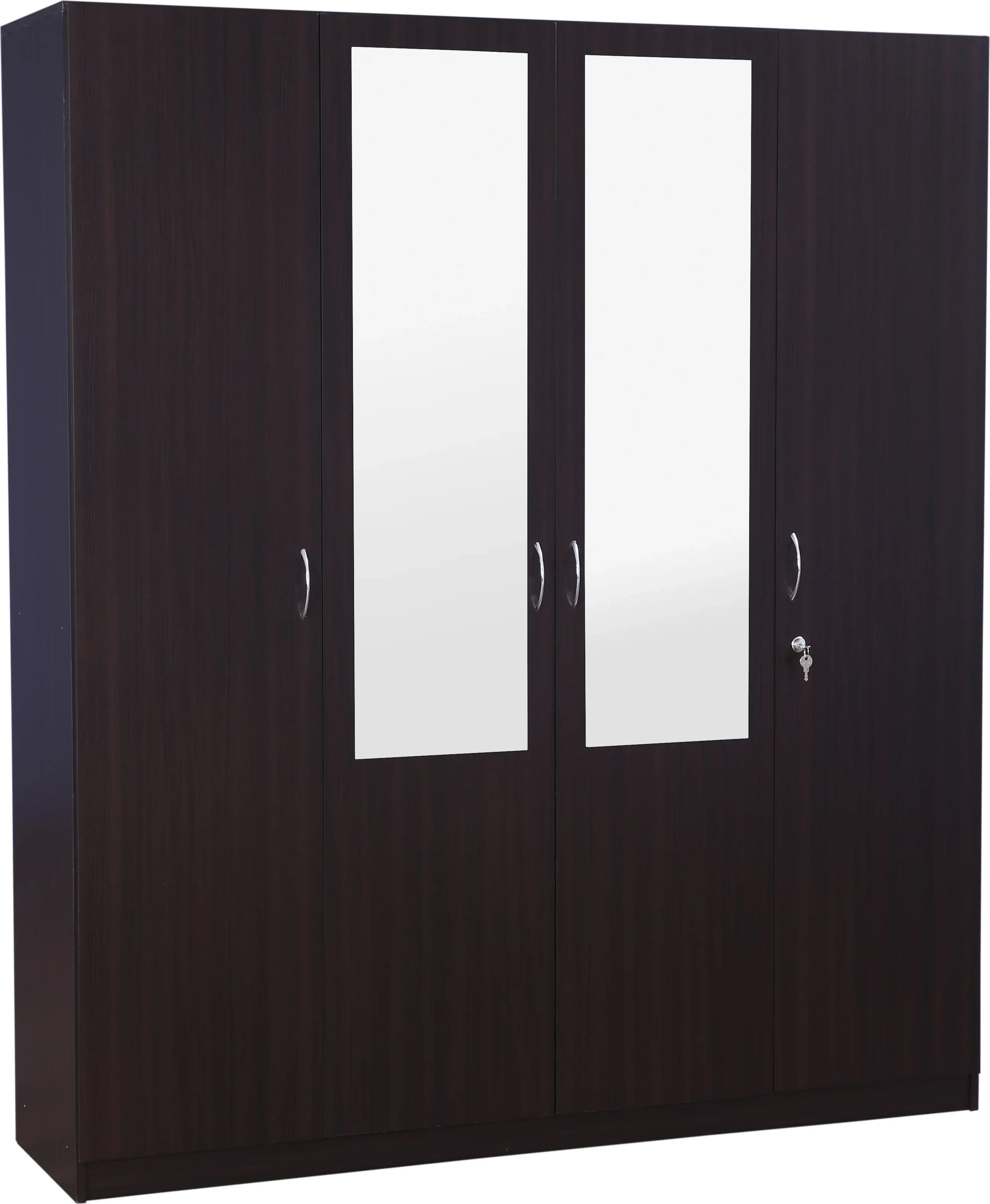 Allen 4 door wardrobe in Walnut Colour - HomeTown