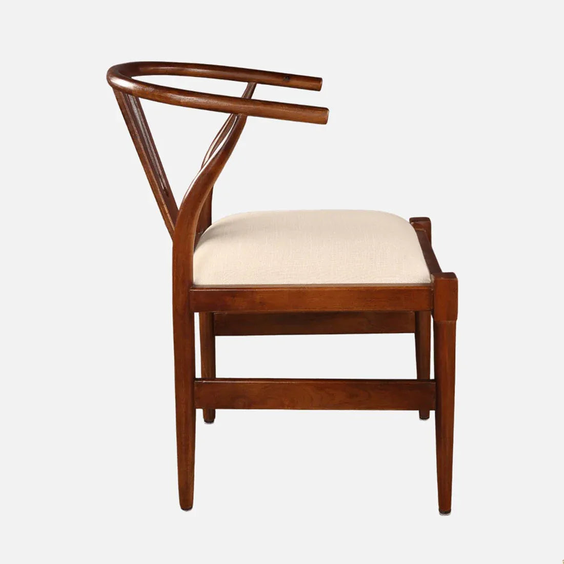 Kira Solidwood Wishbone Chair in Black Colour - HomeTown