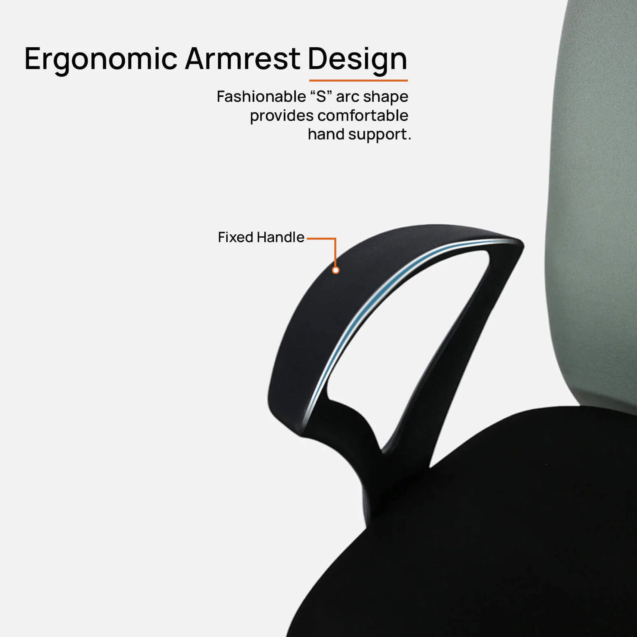 Ergoflex Office Chair Grey & Black