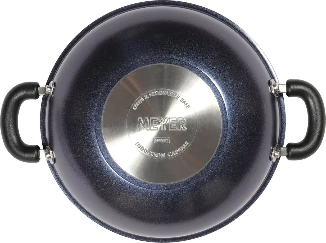 Centennial Stainless steel Induction Suitable Kadai 22Cm 2.5Ltr in Blue Colour - HomeTown