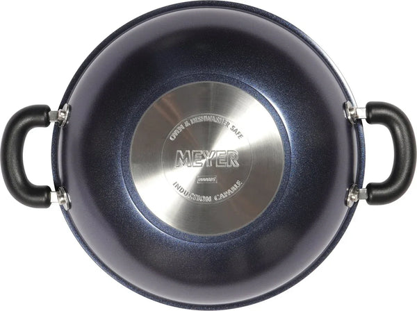 Centennial Stainless steel Induction Suitable Kadai 22Cm 2.5Ltr in Blue Colour dimensions