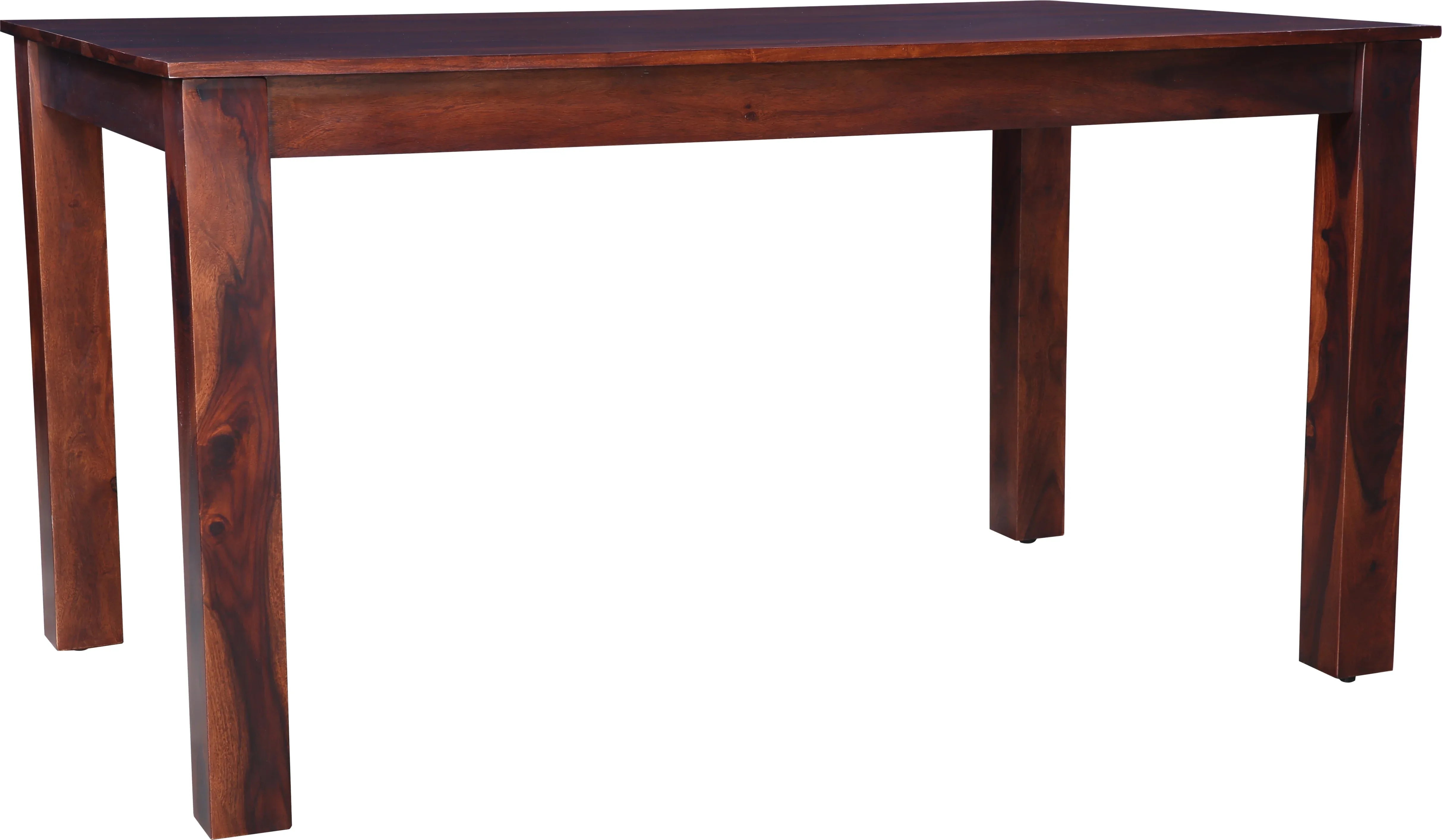 Jaxon Solidwood Six Seater Dining Table in Teak Colour - HomeTown