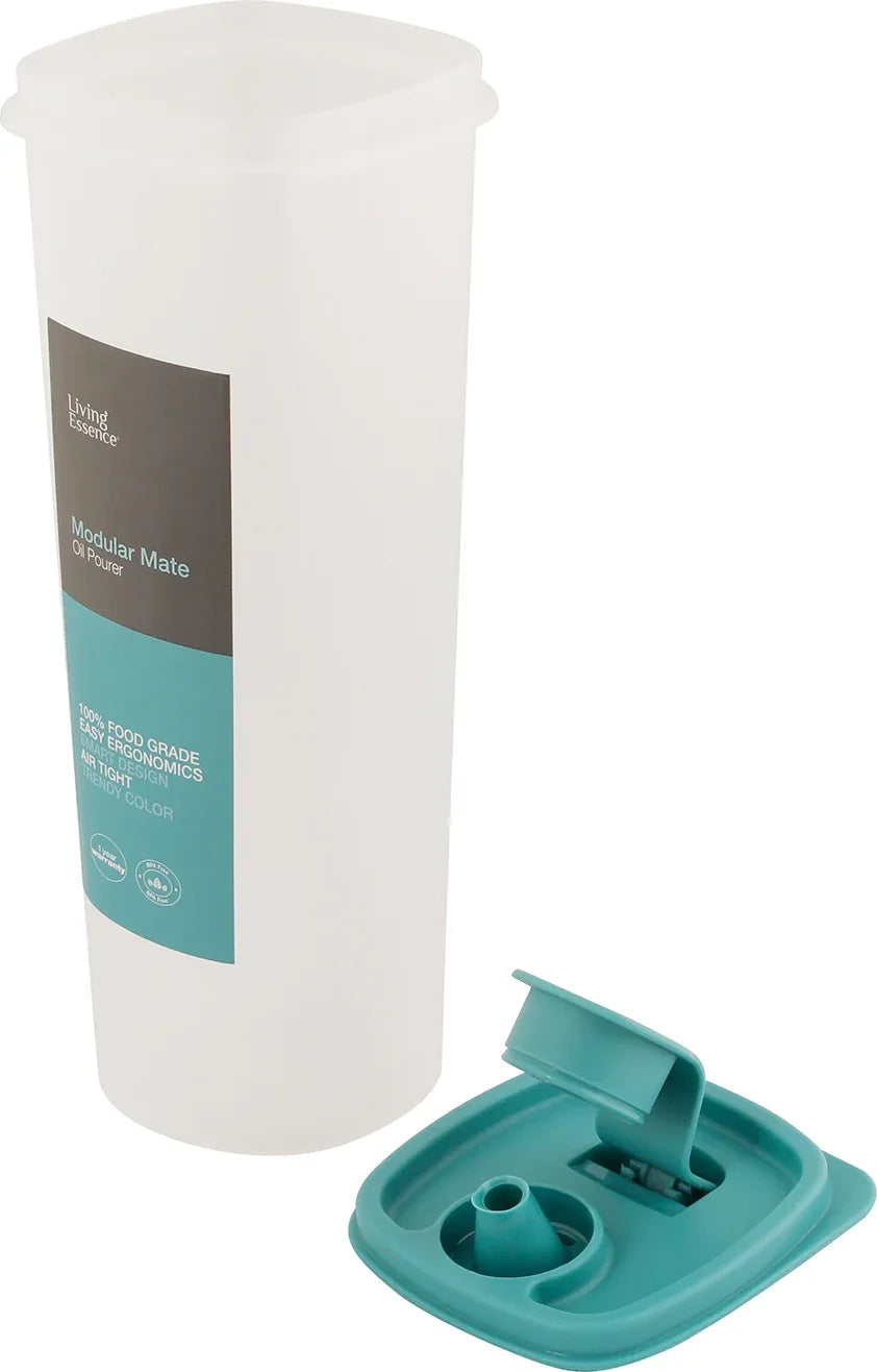 Modular Mate Plastic Square Oil Can 1 Ltr by Living Essence